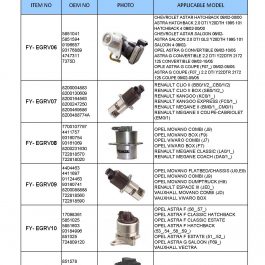 EGR VALVE SENSOR (EXHAUST GAS RECIRCULATION VALVE)