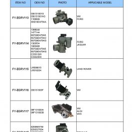 EGR VALVE SENSOR (EXHAUST GAS RECIRCULATION VALVE)