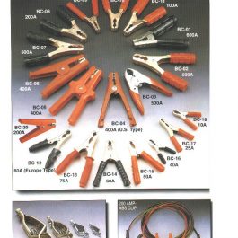 BATTERY CLAMP & BATTERY TESTING CLIPS